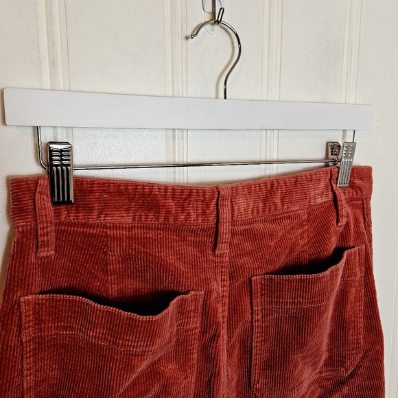 Madewell Corduroy Pants Womens Size 27 Slim Emmett Wide-Leg Cords - Picture 10 of 16